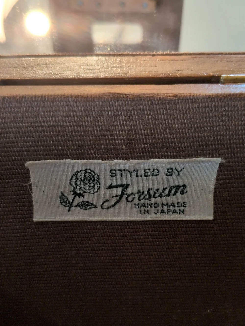 Darling Forsum Vintage Wooden Box Hangbag with Handle - Picture 9 of 11